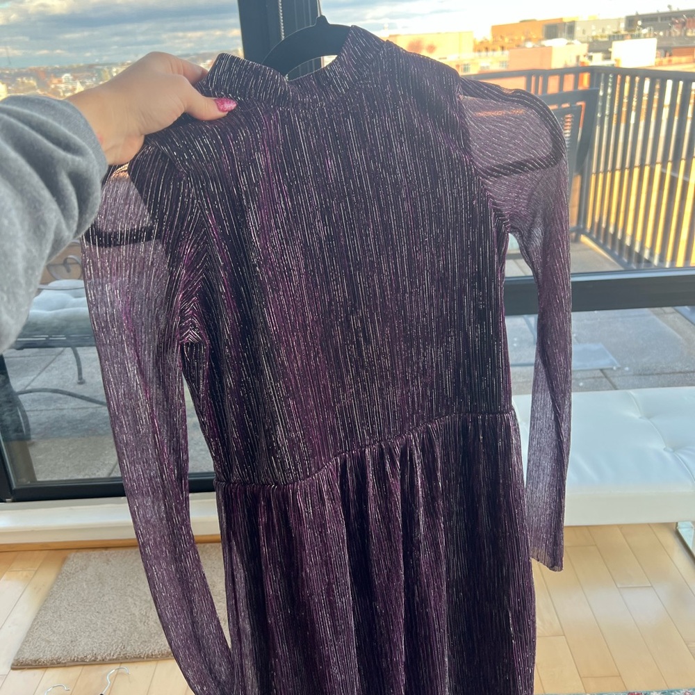 Sparkly blue purple dress